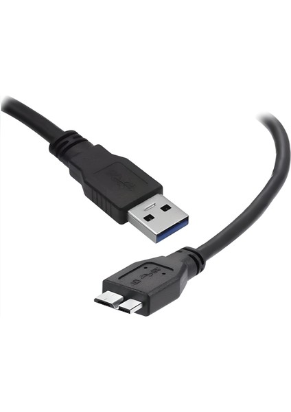Micro USB 3.0 Kablo Harddisk Hdd-Ssd Kablosu Şarj Data Kablosu - Yüksek Hızlı Veri Aktarımı