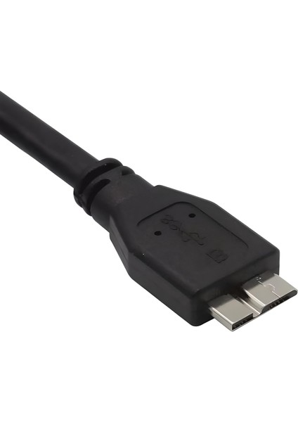Micro USB 3.0 Kablo Harddisk Hdd-Ssd Kablosu Şarj Data Kablosu - Yüksek Hızlı Veri Aktarımı