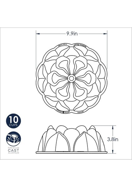 Nordic Ware Nordicware Manolya Bundt Kek Kalıbı