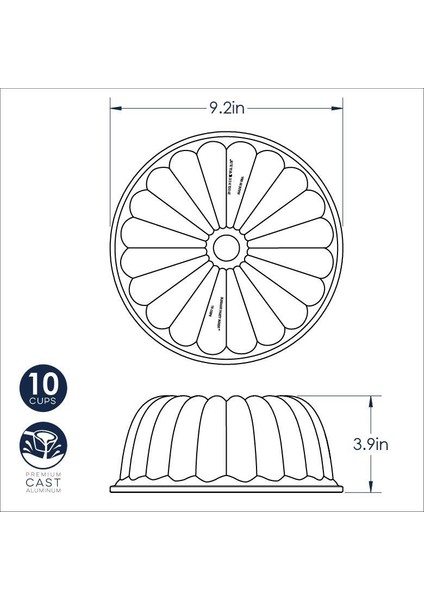 Nordicware Elegant Parti Bundt Kek Kalıbı modelleri