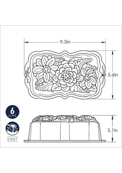 Nordicware Kırçiceği Kek Kalıbı indirimleri