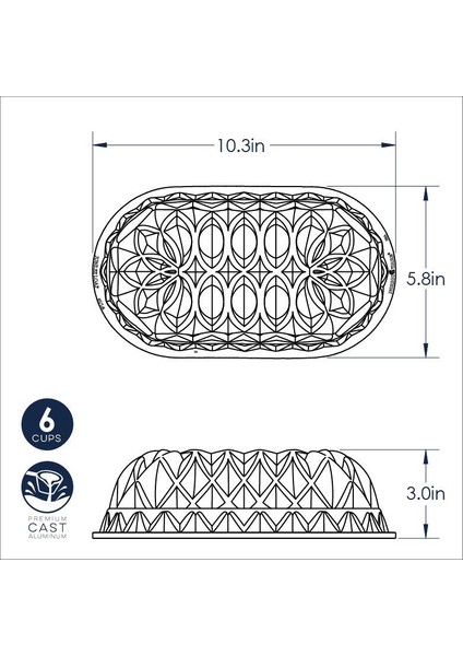 Nordic Ware Nordicware Jübile Ekmek Kalıbı