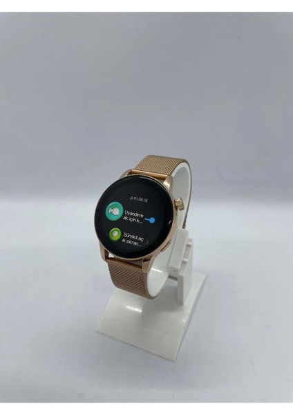 Watch G3 Pro Mini 42 mm Android ve Ios Tüm Akıllı Telefonlar ile Uyumlu 2 Kordonlu Akıllı Saat TTGT3PROMVN43