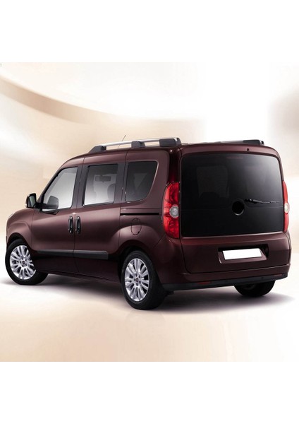 Kit De Stores Thermiques Sur Mesure Pour Fiat Doblo (2010-2015) - Ensemble Complet + Hayon - Doublure Noire