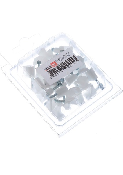 Beton Çivili Kablo Tutucu Kroşe No: 4 - 10MM 25 Adet indirimleri