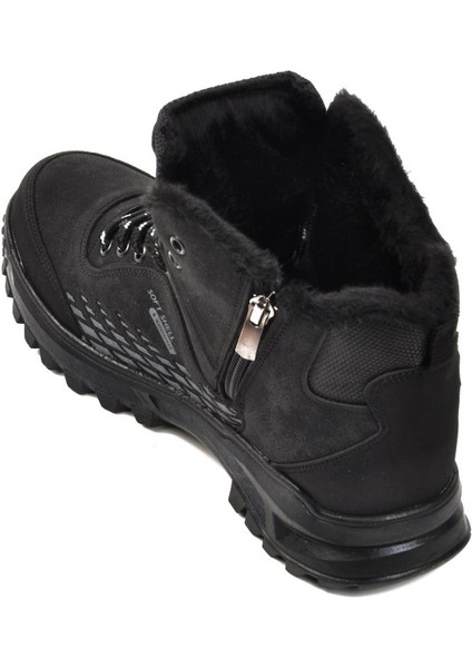 220 Siyah Içi Kürklü Unisex Outdoor Bot