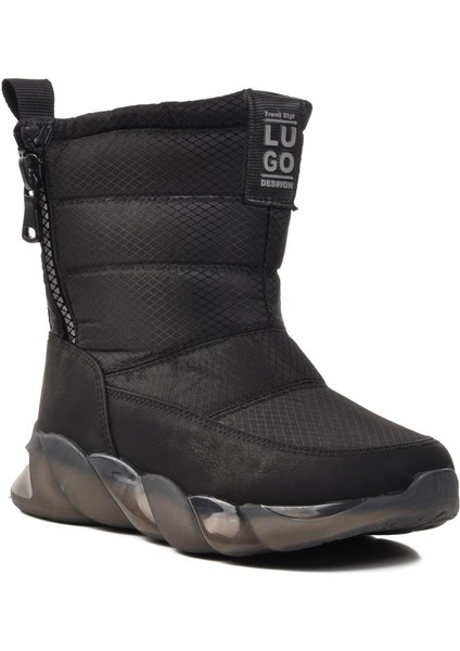 DMK-Z001 Siyah Içi Kürklü Kadın Kar Botu