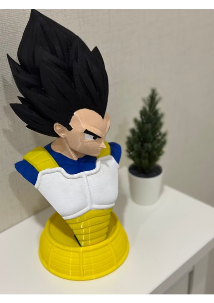 KemX3D Dragon Ball Z Vegeta Büst Ve Kulaklık Tutucu