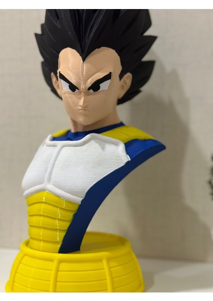 KemX3D Dragon Ball Z Vegeta Büst Ve Kulaklık Tutucu