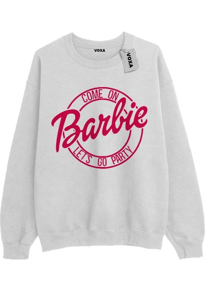 Oversize Unisex College Kalın 3 Ip Baskılı Sweat