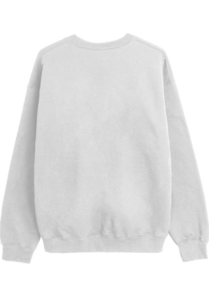 Oversize Unisex College Kalın 3 Ip Baskılı Sweat