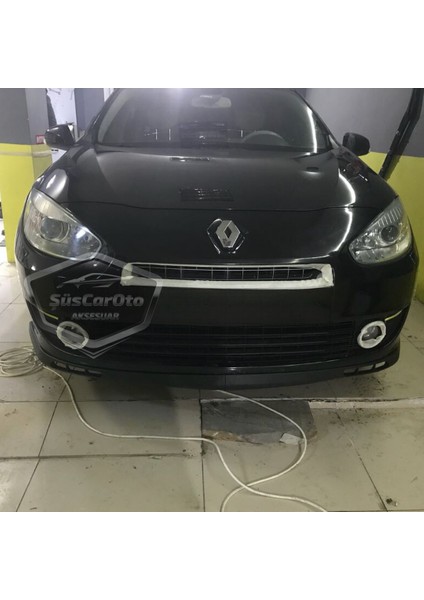 Renault Fluence 2009-2016 Uyumlu Üniversal Laguna Lip Esnek Ön Lip 2 Parça Tampon Altı Dil Karlık Ön Ek