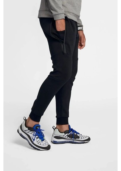 M Nsw Tch Flc Jogger Siyah Erkek Spor Eşofman Altı DR9089-010-010