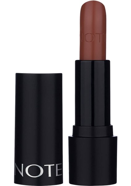 Deep Impact Lipstick Kremsi Dokulu Yarı Parlak Ruj 06 Cinnamon - Kahverengi