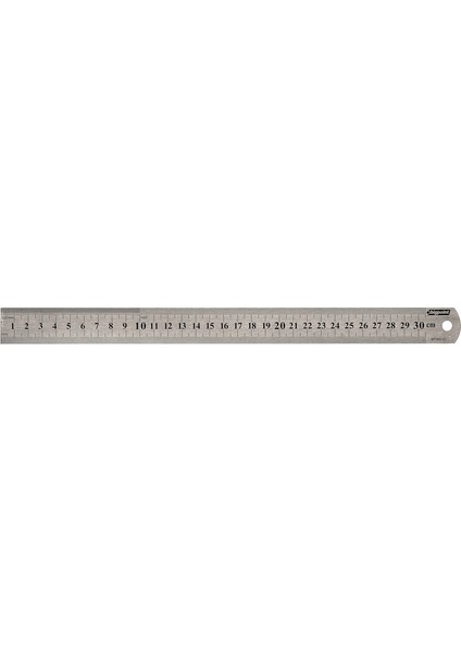 Çelik Cetvel 30 cm 12'li Kutu