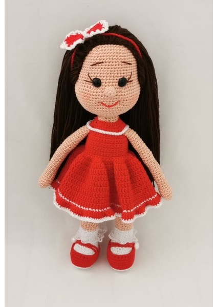 Kırmızı Fatoş Bebek Amigurumi Organik Oyuncak fiyatları