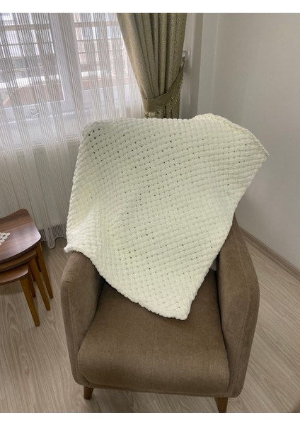 Puffy Örgü Bebek Battaniyesi