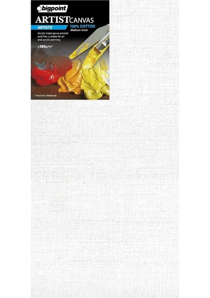 Artists' Tuval 40X80CM - 380GRAM 10'lu Paket
