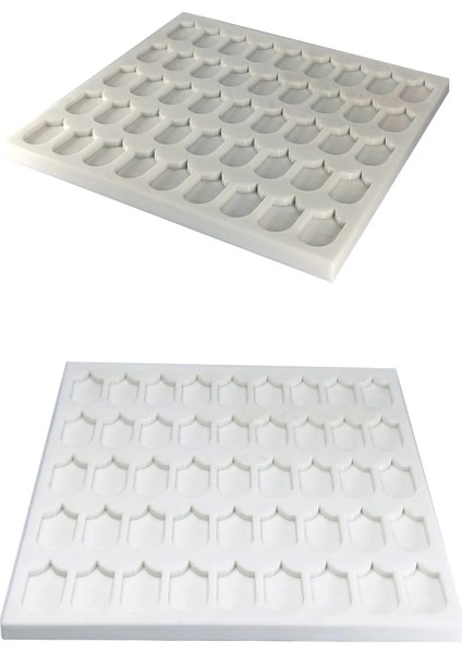 Minyatür 1/12 Ölçekli Pul Çatı Kiremiti Silikon Kalıp