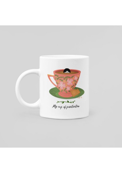 Baskılı Beyaz Kupa Bardak M2