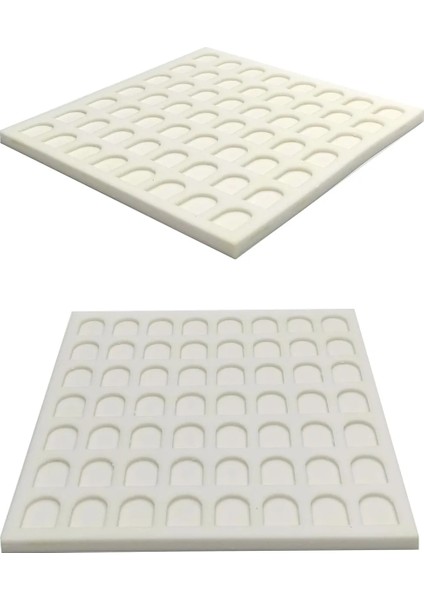 Minyatür 1/16 Ölçekli Düz Çatı Kiremit Silikon Kalıbı