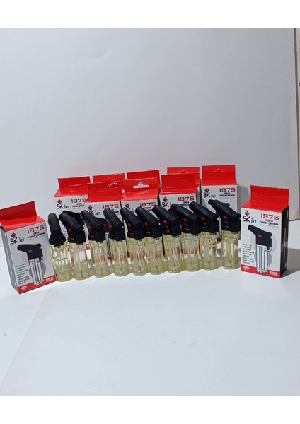 Torch Bkjet Turbo Pürmüz Ayarlanabilir Doldurulabilir Çakmak TORCH1975( 10 Adet )