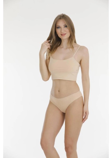 Kadın Lazer Kesim Bikini Külot 11688 - 6 Adet