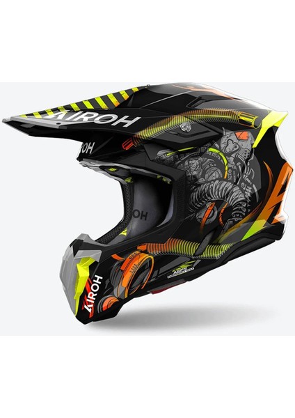Aıroh Twıst 3 Toxıc Gloss Kask