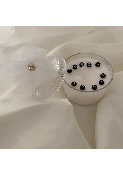 Gizli Mesajlı Mum Nikah Kına Düğün Bebek Süsü 10 Adet modelleri