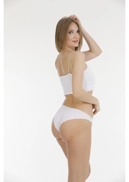 Kadın Lazer Kesim Polyester Bikini Külot 11690 - 12 Adet