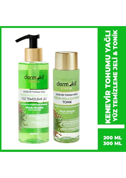 Yüz Temizleme Jeli 400 ml + Tonik 200 ml