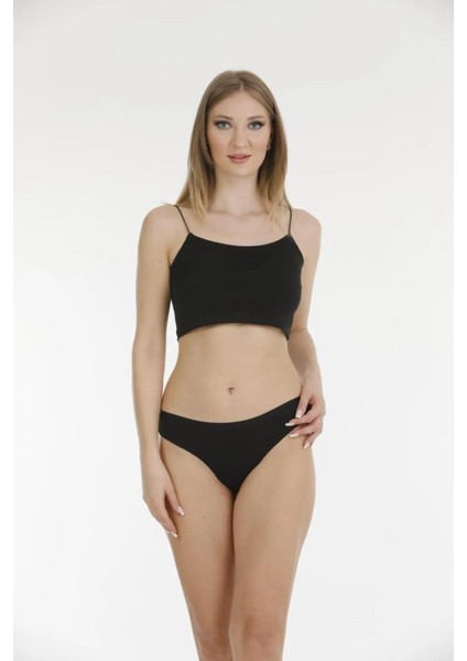 Kadın Lazer Kesim Bikini Külot 11688 - 6 Adet