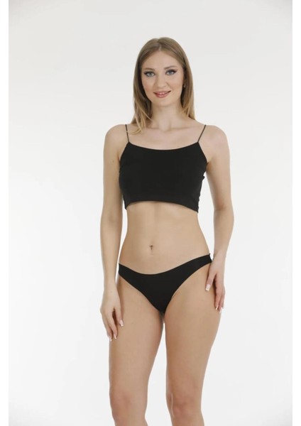Kadın Lazer Kesim Polyester Bikini Külot 11690 - 6 Adet