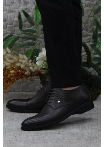 42040 Kahve Iç Ve Dış Deri Kauçuk Taban Erkek Ayakkabı modelleri