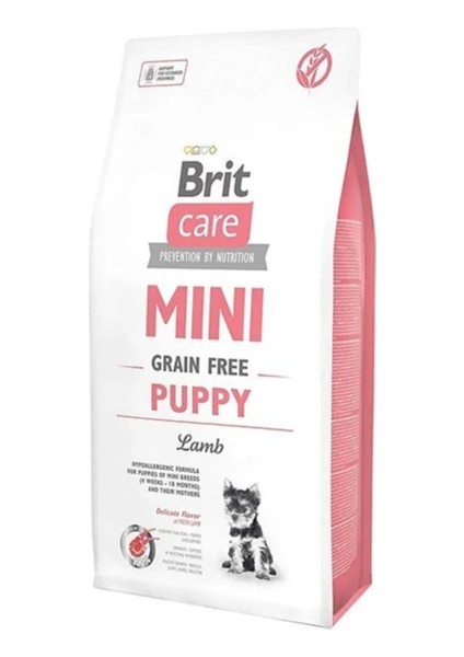 Brit Care Tahılsız 7kg Mini Puppy Kuzu Etli Yavru Köpek Maması Ufak Irk Yavru Köpek Maması