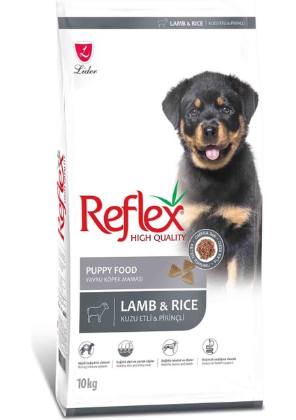 Kuzu Etli Pirinçli Yavru Köpek Maması 10KG Kuzulu Lamb Rice Puppy Kuru Köpek Maması
