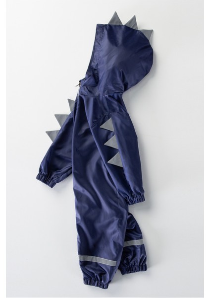 Cepli Sevimli Ejderhalar Pamuk Astarlı Kapüşonlu Çocuk Yağmurluk Tulum Mont fiyatları