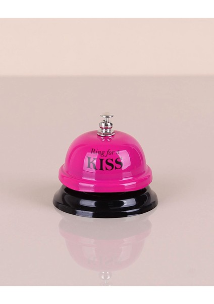 Ring For A Kiss Renkli Dekoratif Resepsiyon Zili Masa Üstü Otel Acil Durum Çağrı Çanı