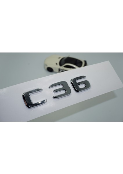 C36 Bagaj Krom Abs 3m 3D Yazı Logo Benz Ile Uyumlu