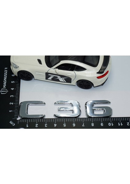 C36 Bagaj Krom Abs 3m 3D Yazı Logo Benz Ile Uyumlu