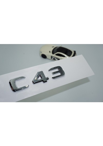 C43 Bagaj Krom Abs 3m 3D Yazı Logo Benz Ile Uyumlu