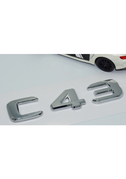 C43 Bagaj Krom Abs 3m 3D Yazı Logo Benz Ile Uyumlu fırsatları