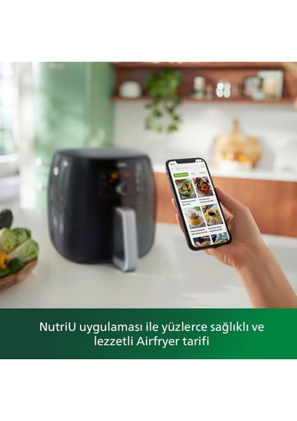 Airfryer Xxl Aile Boyu Fritöz, 1.4 Kg, 7.3 L Yüksek Hacim Rapid Air Teknolojisi, Kolay Temizlik Özelliği - LUCİOLE BEYAZ LAMBADER HEDİYE!