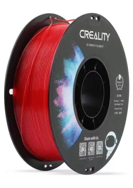 Creality 3D Creality Cr-Tpu Kırmızı Filament 1.75MM 1000GR