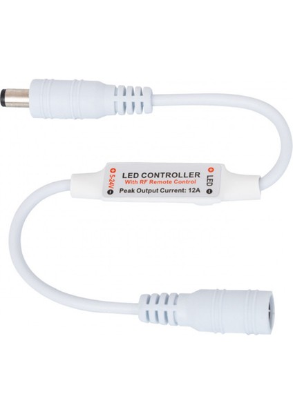 Powermaster 5-12-24 Volt Rf Şerit LED Dimmer Uzaktan Kumandalı LED Kontrol Cihazı Işık Kontrol Makinası indirimleri