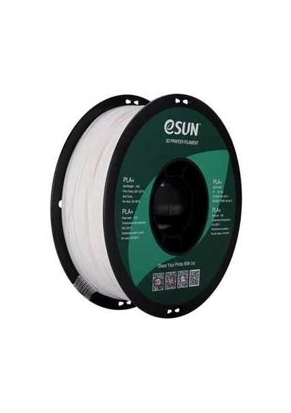 Esun Pla Plus Filament Beyaz 1.75MM 1000GR