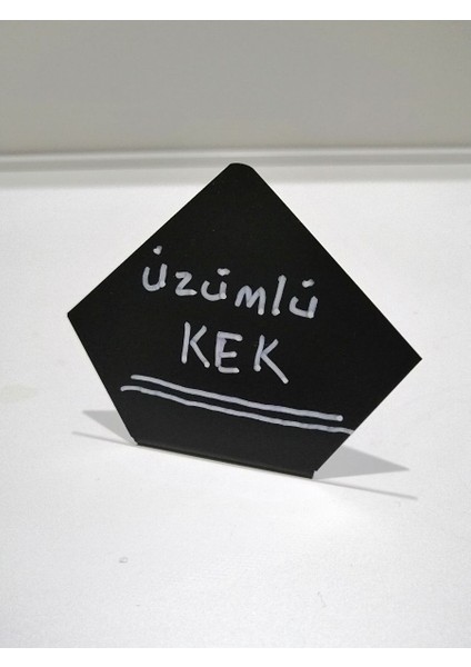 10 Adet Karatahta Silinebilir Ayaklı Siyah Etiket Kafe Pasta Kahve Dekoratif Etiket Siyah Pvc Etiket fırsatları