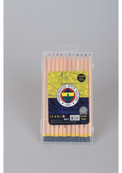 Taraftarlı Fb Kuru Boya Kalemi 12'li