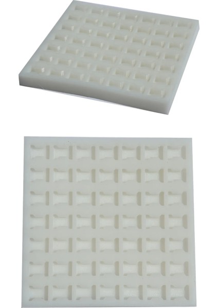 Minyatür 1/16 Ölçekli Kilit-Parke Taşı Silikon Kalıp