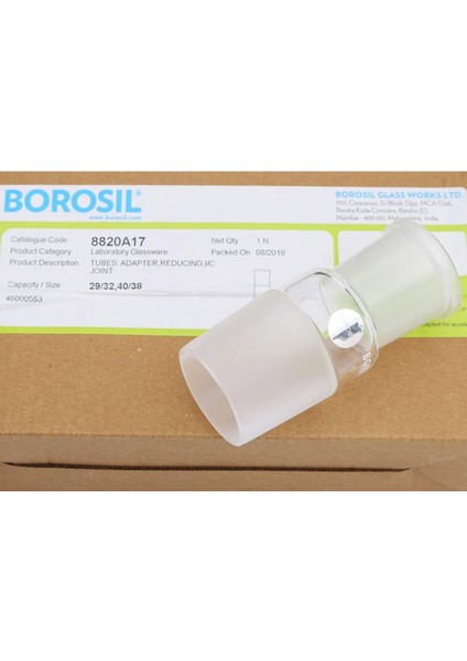 Cam Küçültme Adaptörü Daraltma (Soket Şilif:29 32) (Koni Şilif:40 38) 100% Borosilikat fiyatları